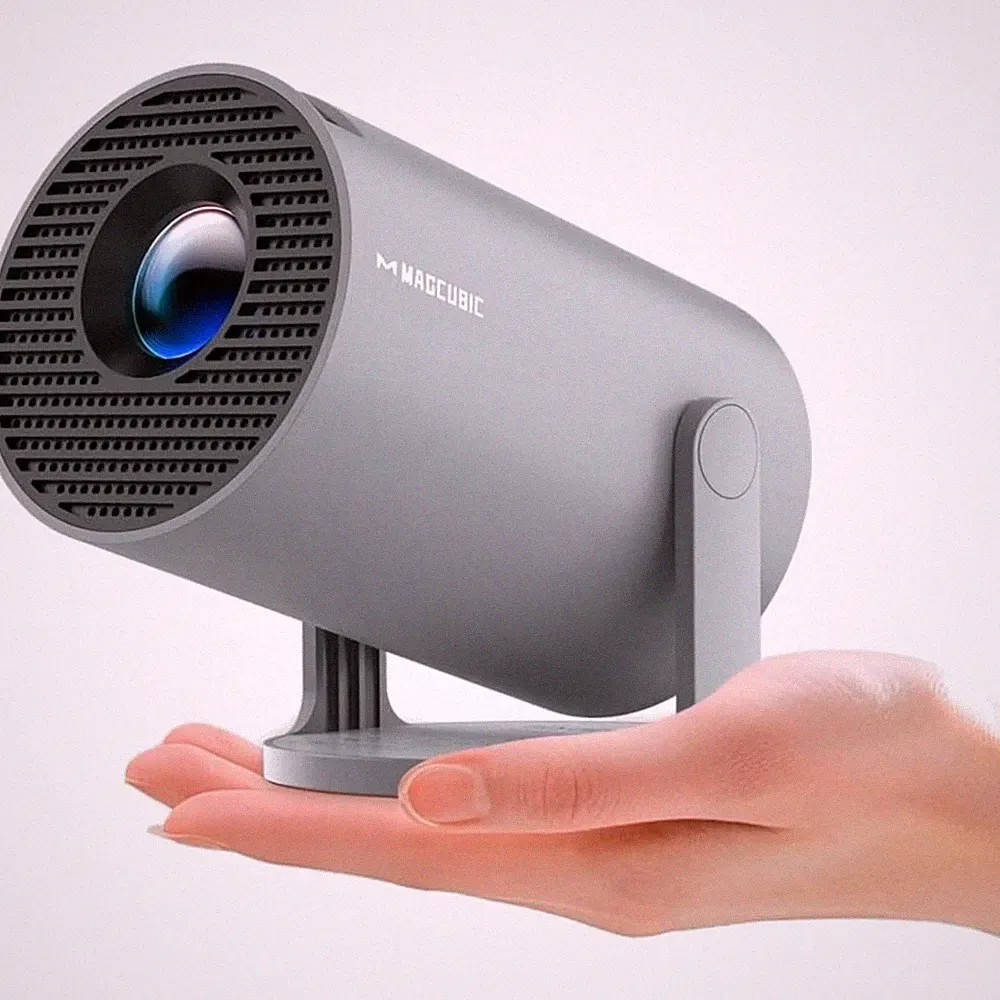 Mini Beamer 4K, Smart Projektor, WiFi 6, Bluetooth, Full HD, Tragbar, 200 Zoll