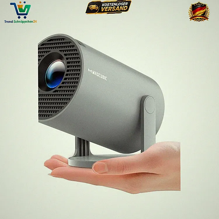 Mini Beamer 4K WiFi 6 BT 5.4 200 ANSI Lautsprecher 1
