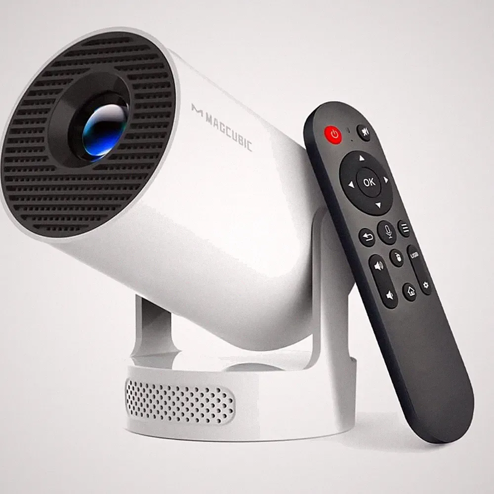 Mini Beamer Full HD 4K WiFi Bluetooth Tragbar Heimkino Projektor
