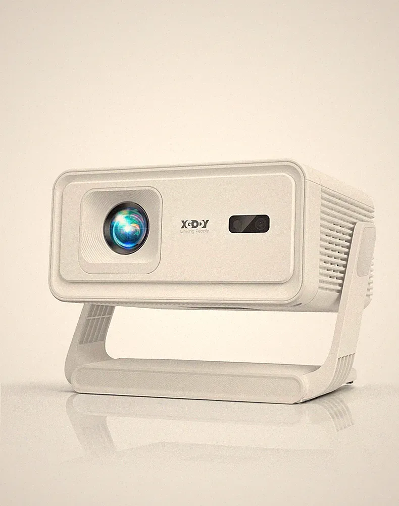 Mini Beamer mit Android 14, 260ANSI 4K unterstützt Smart Projektor, Bulit-in A