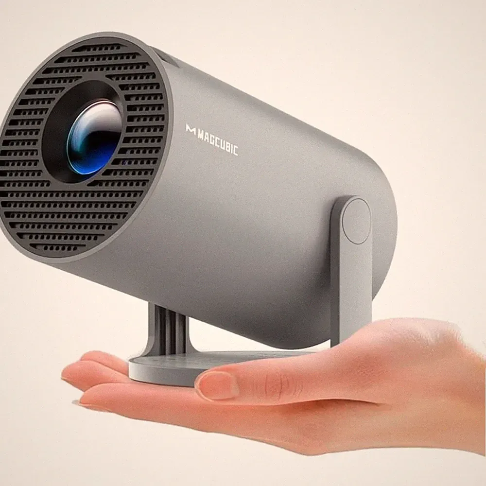 Mini Beamer Projektor 4K Full HD WiFi Bluetooth Tragbar