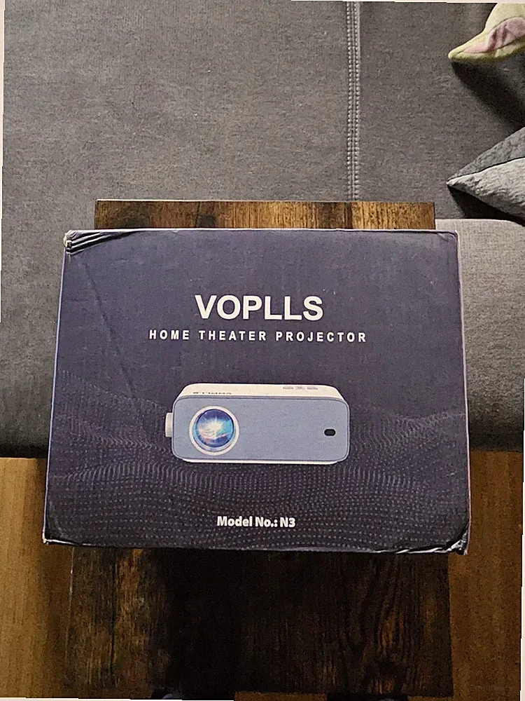 Mini Beamer VOPLLS V3, 18000L WiFi Bluetooth Beamer Full HD 1080P