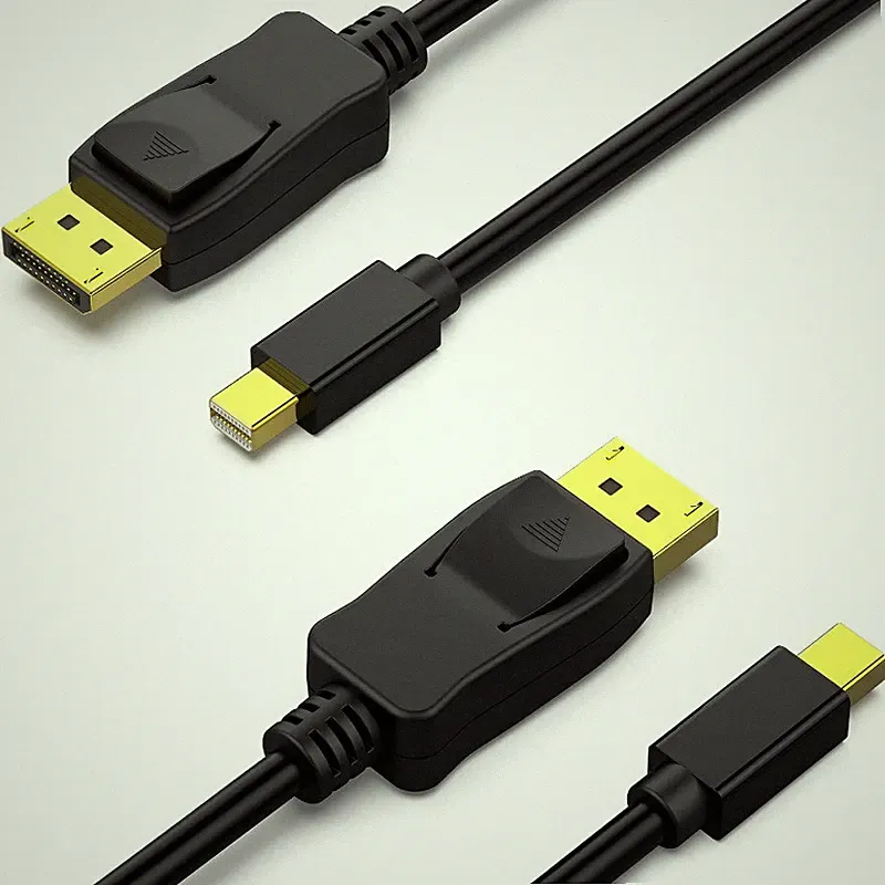 Mini DisplayPort auf DisplayPort Kabel 1,8m 4K 60Hz 2 Stück für Monitor Gaming