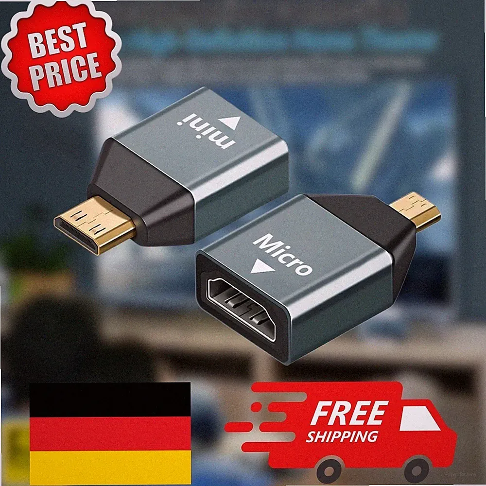 Mini HDMI zu HDMI Adapter HDMI Buchse Smartphone Tablet Beamer