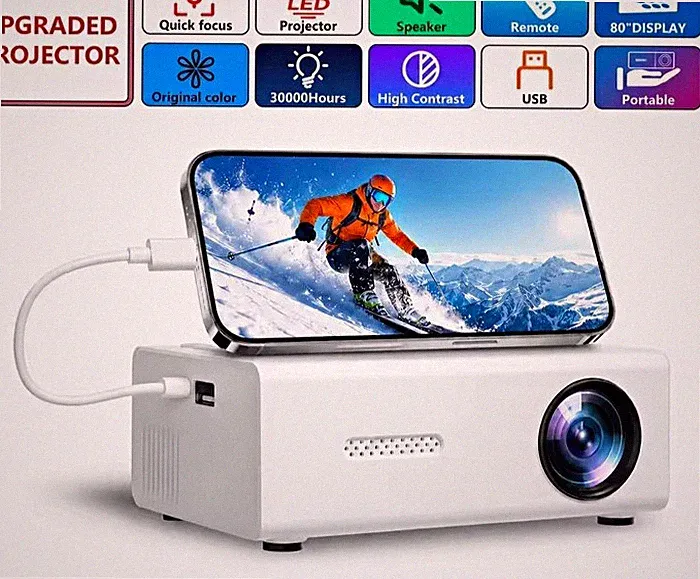 USB Heimkino-Beamer
