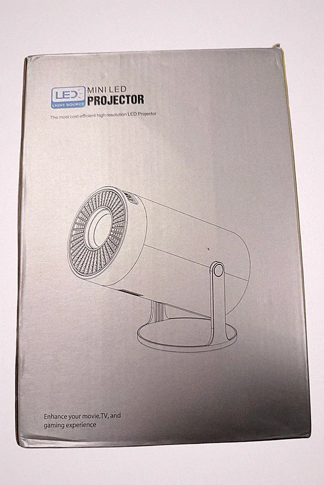 Mini LED Heimkino PROJEKTOR HD | Streaming Ready | Fernbedienung & UK Stecker | Neu