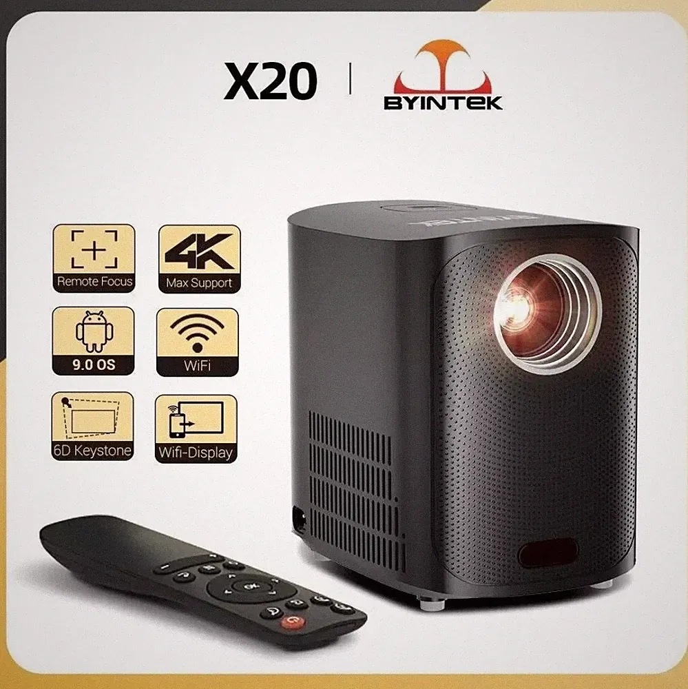 Mini LED Projector Smart Android Wifi Home Theater Video Full HD 4k Cinema