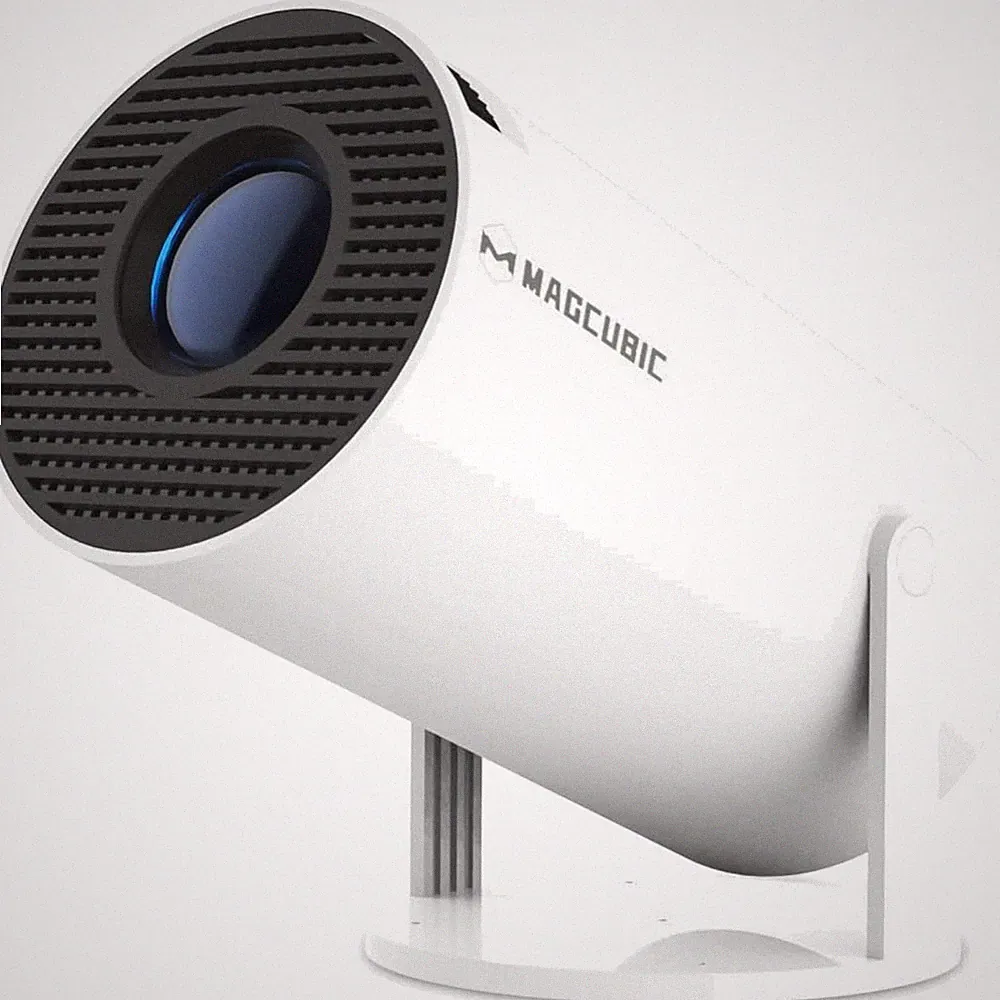Mini Projektor 4K - Tragbarer Smart Projektor mit 180° Drehung und Android 11