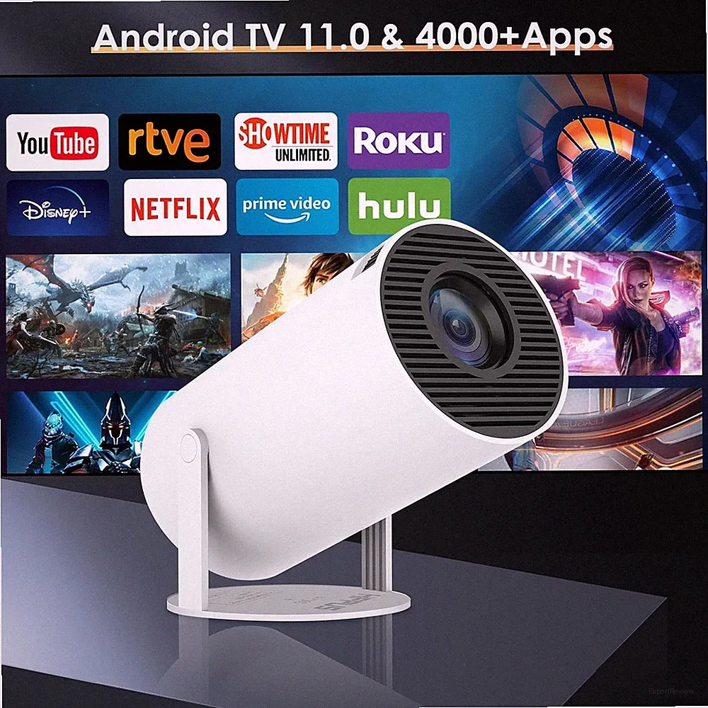 Mini Projektor Beamer Heimkino 5G WiFi Bluetooth 5.0 Android iOS Taschenkino DHL