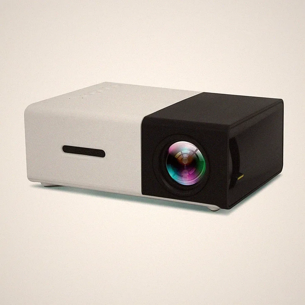 Mini-Projektor mit HDMI-Anschluss hell Mini-Beamer scharf für Heimkino
