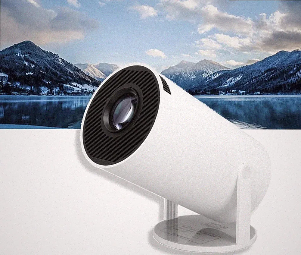 Mini Projektor Ultra HD 4K Unterstützung HDR Tragbar Heimkino Fernbedienung S80
