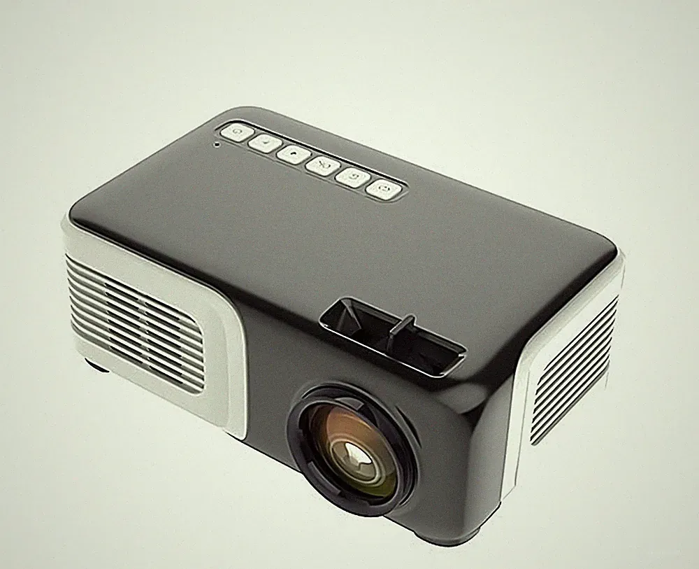Mini Projektor unterstützt 1080P Full HD USB / HDMI / VGA / SD