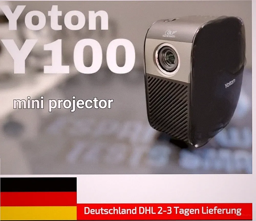 Mini Projektor Yoton ,Video Projektor Tragbar DLP 1080P