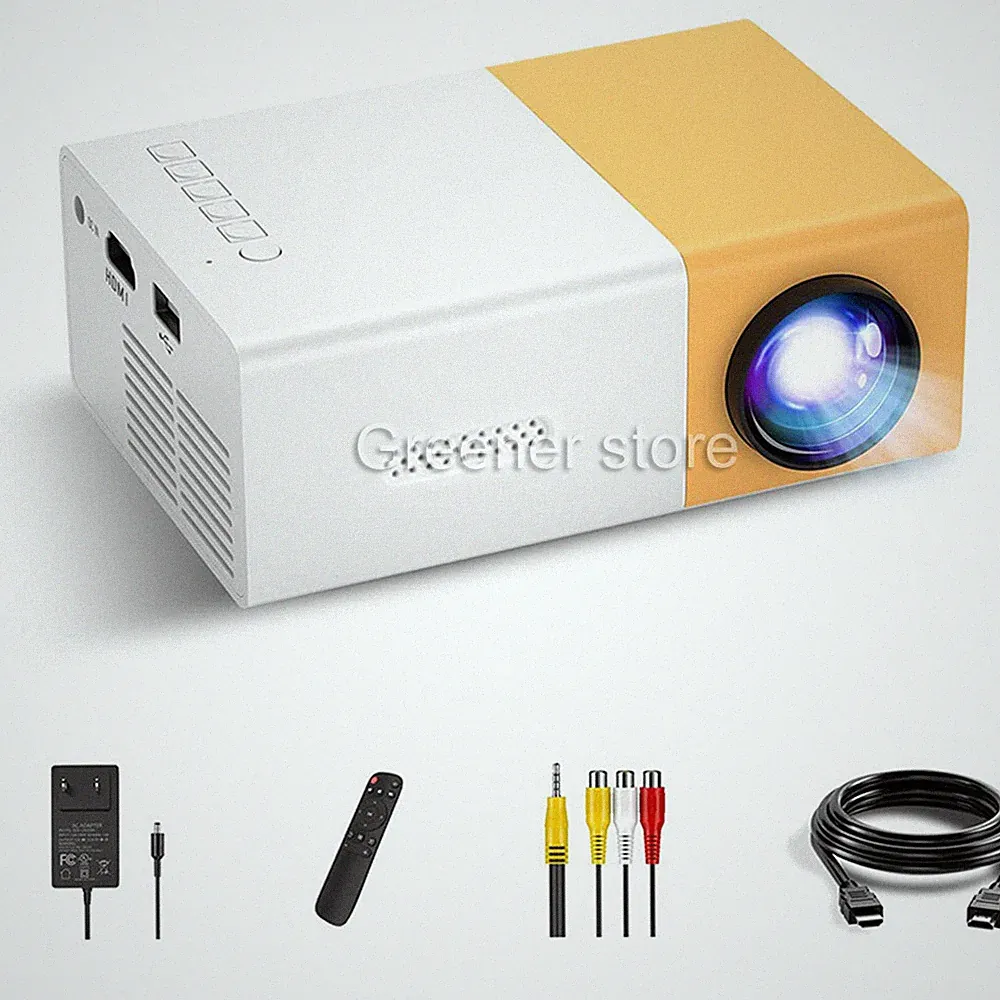 Mini Smart Projektor Tragbar Hause Theater 3D LED for 4k 1080P Film Via HD Port