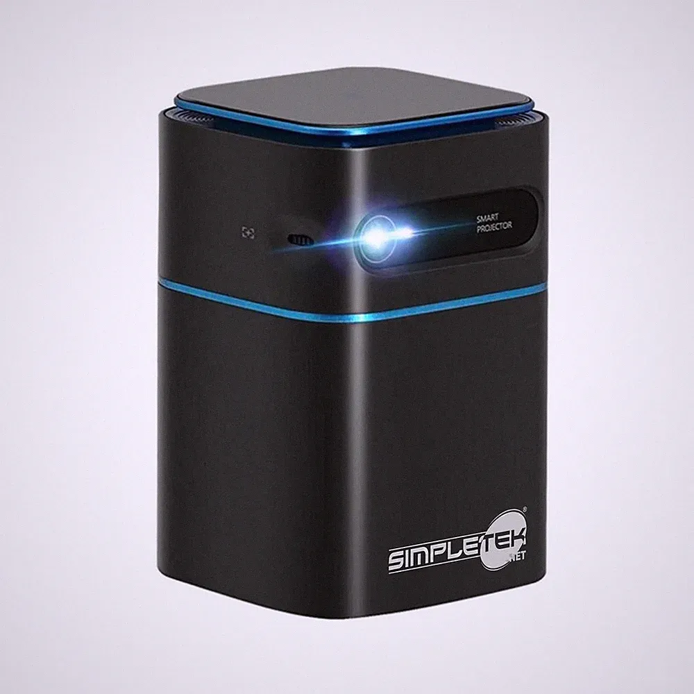 Mini Tragbarer Projektor Mit Batterie Bis Zu 4K Android iOS Xbox PS4 PS5 Filme