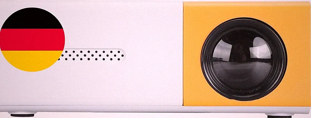 Miniprojektor 4K, 1080P Full HD Videoprojektor Für Kinder, Tragbarer LED Heimkin