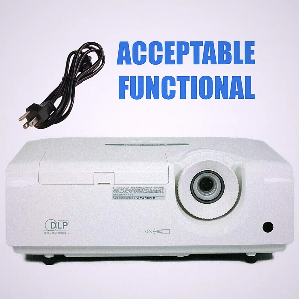 Mitsubishi XD250U DLP Heimkino Beamer - Funktioniert mit Netzkabel