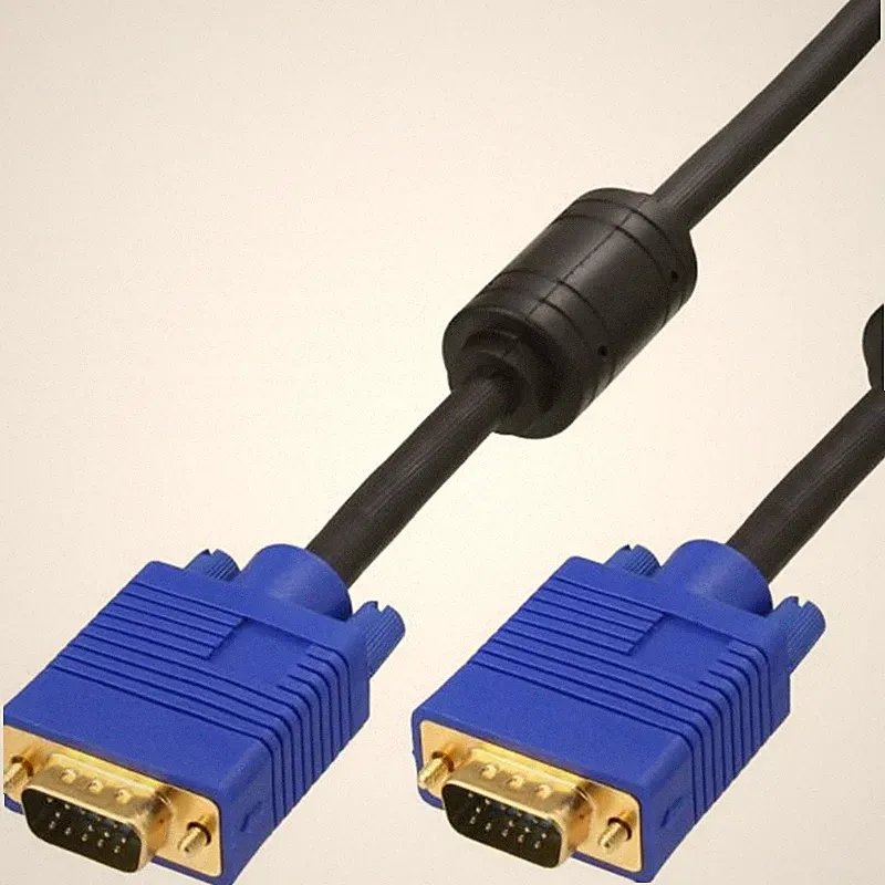 Monitor Profi-Kabel SVGA beidseitig Stecker 15m PC99 für HEIMKINO+BEAMER inLine