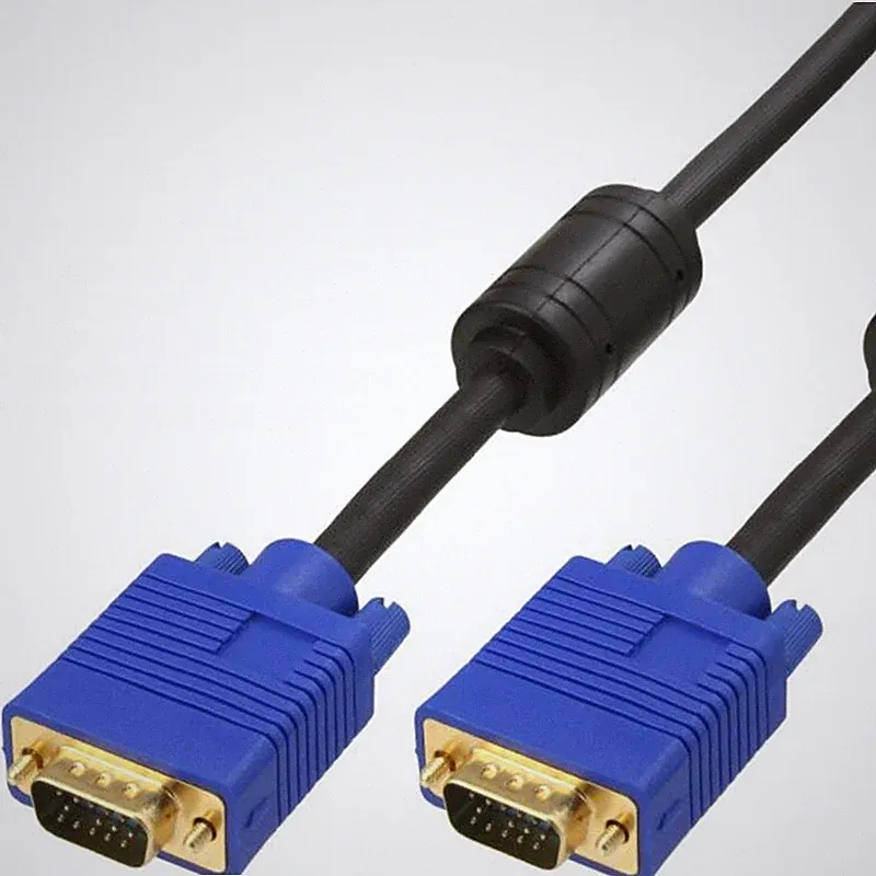 Monitor Profi-Kabel SVGA beidseitig Stecker 15m PC99 für HEIMKINO+BEAMER inLine