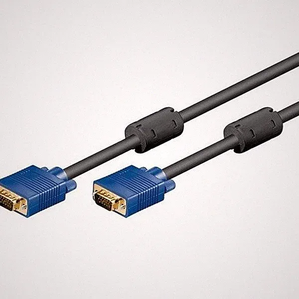 Monitorkabel Full HD SVGA 1.8 m 2x VGA Stecker Monitor Anschlusskabel PC Beamer