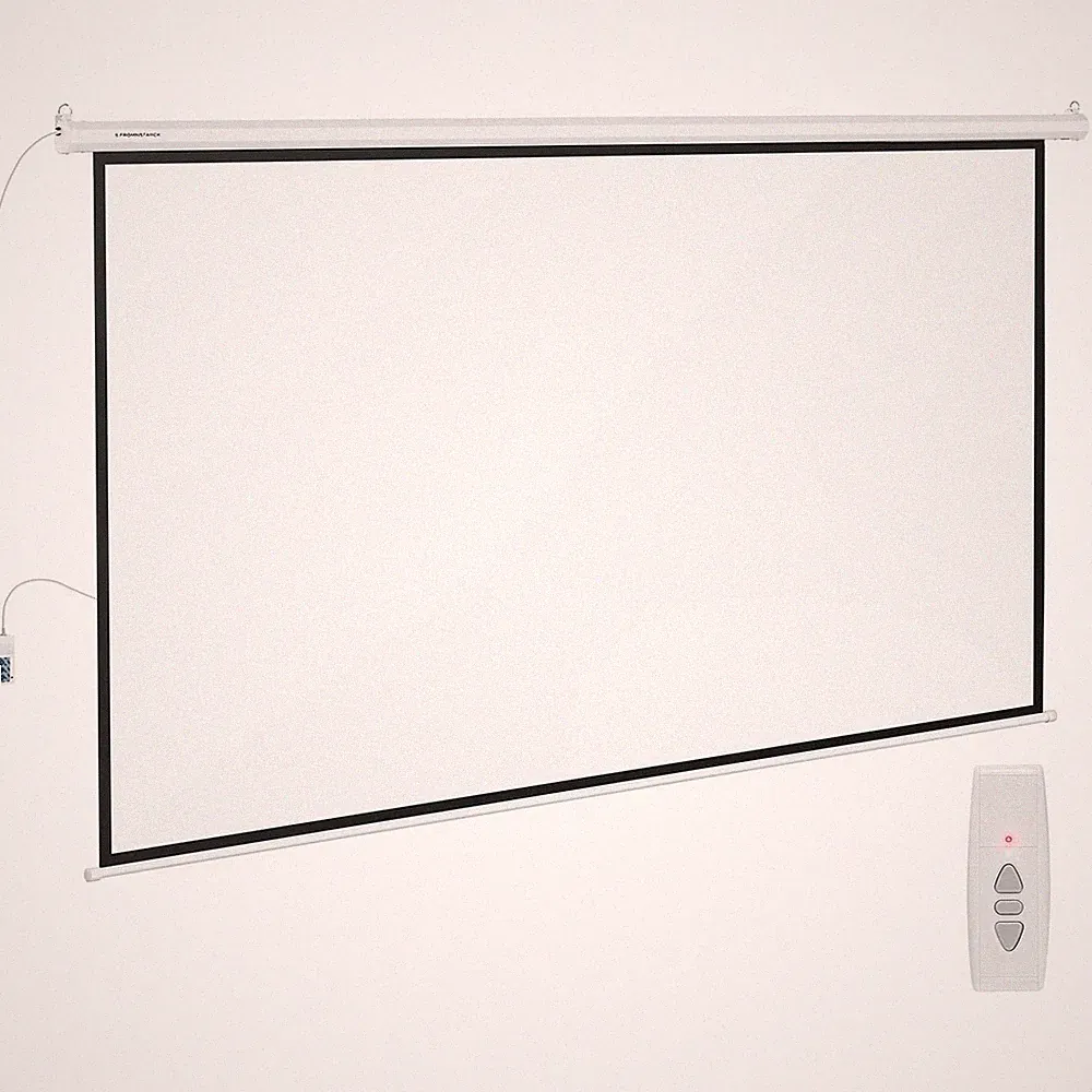 Motorleinwand 133" Heimkino Leinwand Beamer elektrisch Fernbedienung 302x201 cm