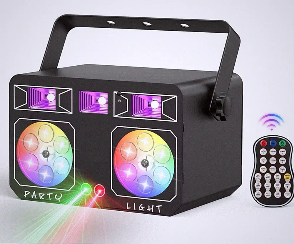 Muster LED Laser Projektor Scanner Bühnenlicht RGB Party Club DJ Disco Lichter