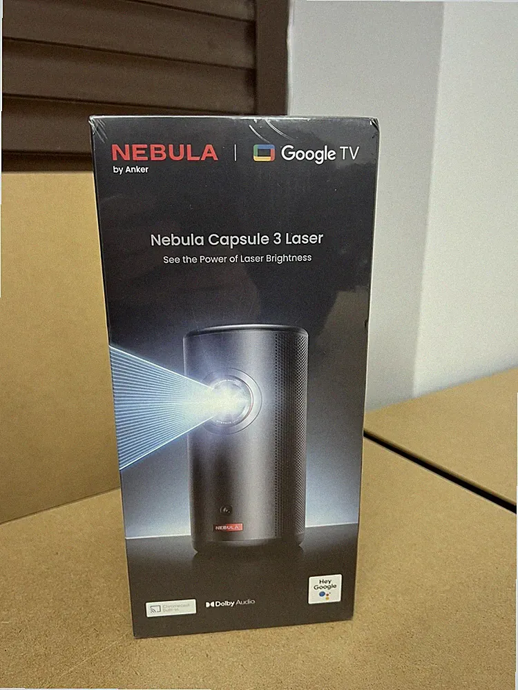 Nebula Anker Capsule3 Laser 1080p WLAN Mini Beamer Digital Autofokus Dolby