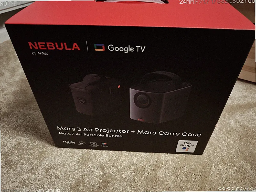 NEBULA Anker Mars 3 Air 1080p Mini Projektor Mars Tragetasche Konvolut - RAR - NEU