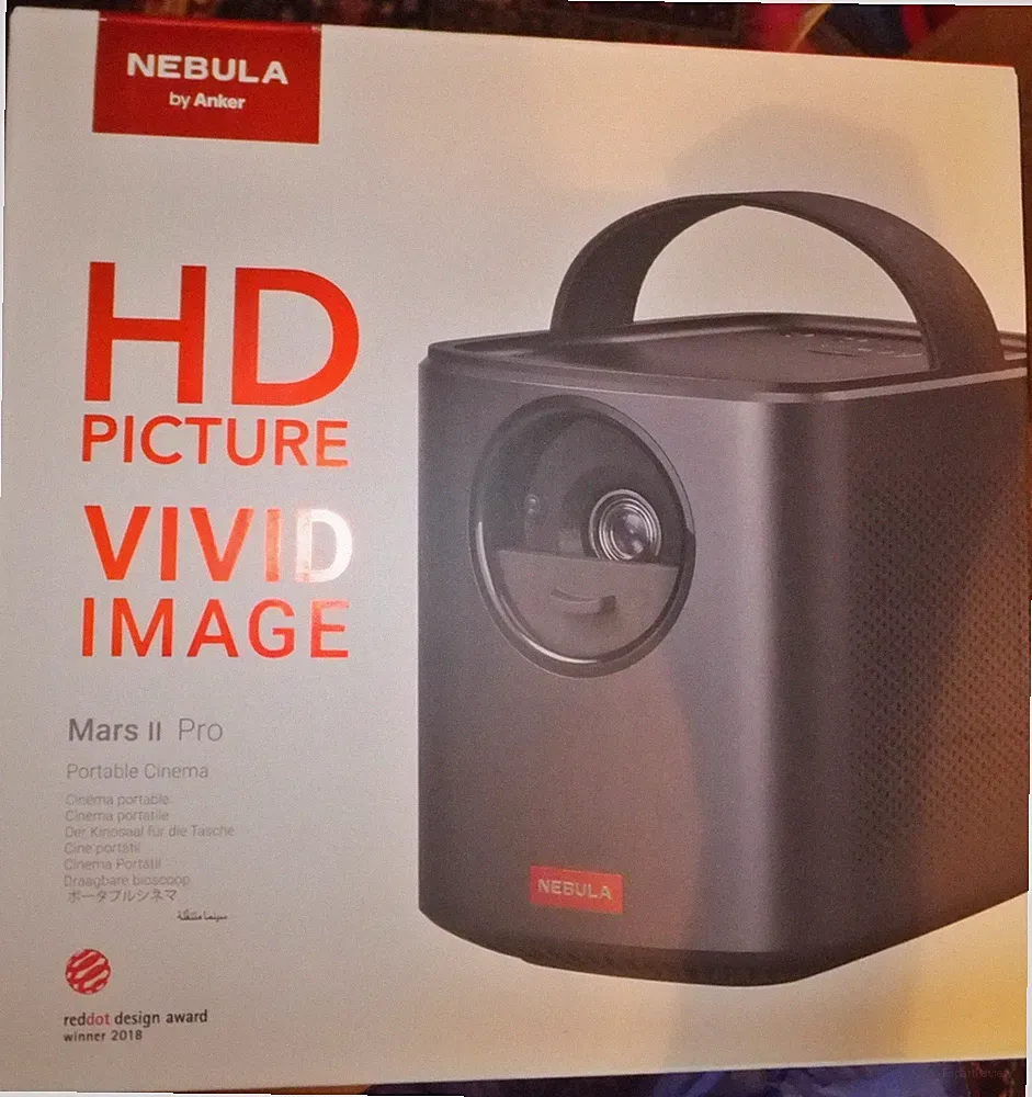 Nebula by Anker Mars II Pro HD Android Tragbarer Projektor 500 Lumen Android 7.1