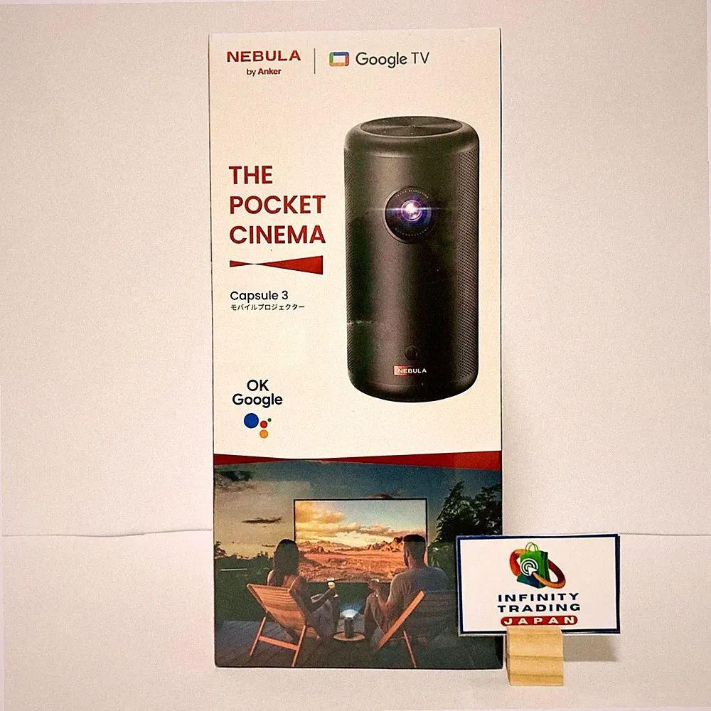 Nebula Capsule 3 Smart Mini Projektor 1080P Dolby Android TV Home [NEU]
