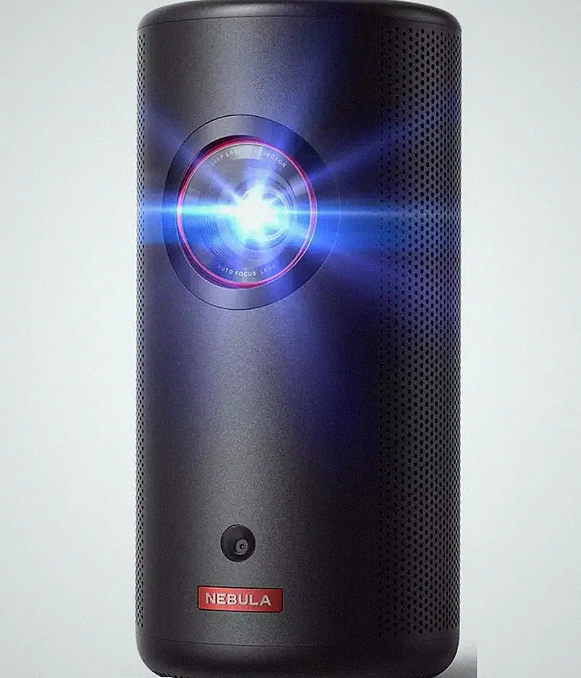Nebula Capsule 3 Tragbarer Projektor Laser 300 Lumen 1080p Full HD Schwarz
