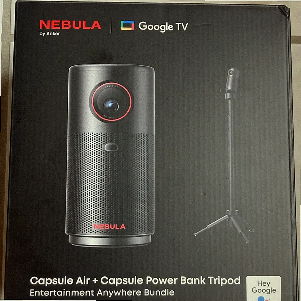 Nebula Capsule Air DLP Projektor 150 ANSI Lumen, Power Bank, Stativ, Bluetooth