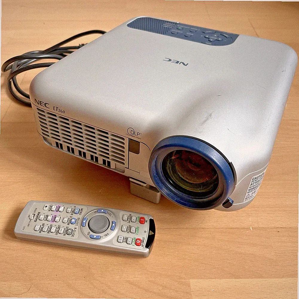 NEC LT260 Projektor Schreibtisch, Decke Fernbedienung Zeiger Home Office Konzerte funktionieren