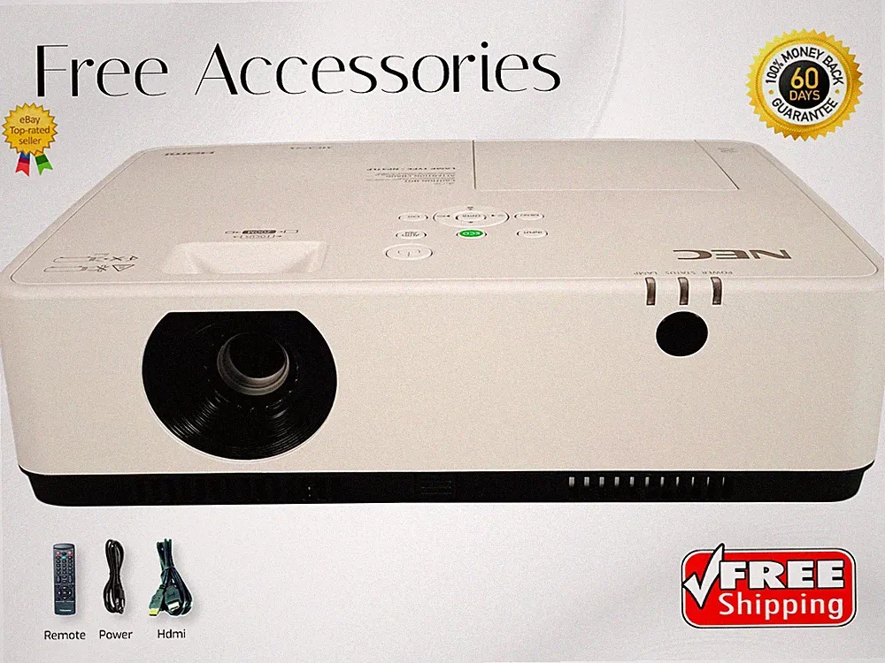 NEC MC372X 3LCD Projektor Eco Modi 3700 Lumen 4K Lampe Leben Bis 15,000 Hours