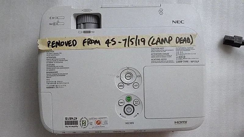 NEC NP-M230X HDMI Digitalprojektor, nur Ersatzteile