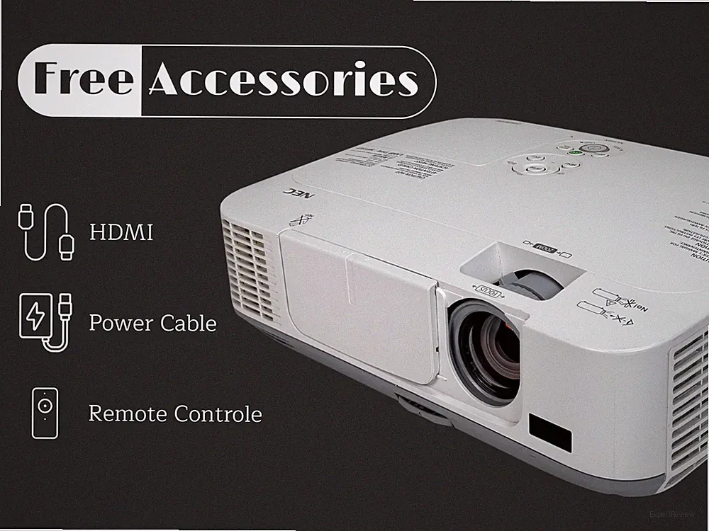 NEC NP-M260X 3LCD Beamer 2600 ANSI 2160p 10W Lautsprecher für Heimkino