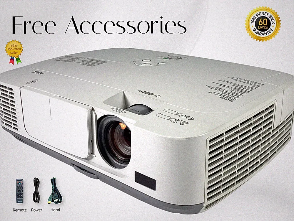 NEC NP-M271X 3LCD Projektor 4K 2700 Lumen 2160p - Lampe Leben bis Zu 10,000