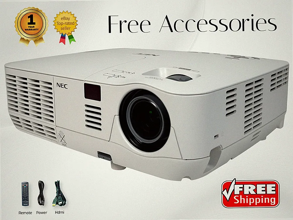 NEC NP-V311X DLP Projektor 4K 3100 Lumen PC 3D Bereit 2160p + 1 Jahr Garantie