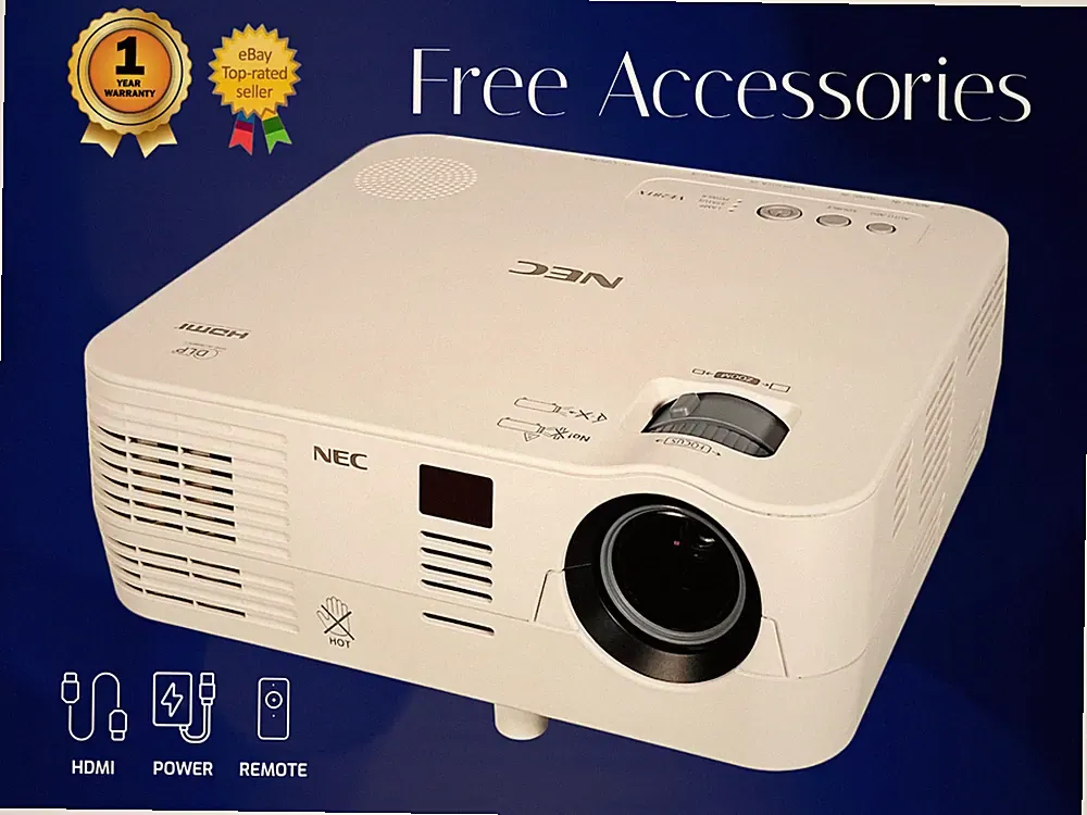 NEC NP-VE281X 4K DLP Projektor 2800 Lumen PC 3D Bereit 2160p + 1 Jahr Garantie ✅