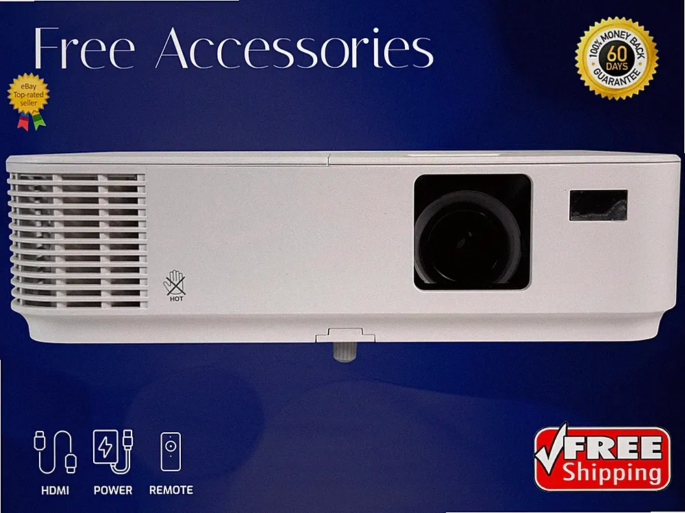 NEC NP-VE303 DLP Profi Projektor 3000 ANSI Für Büro Präsentationen Kit