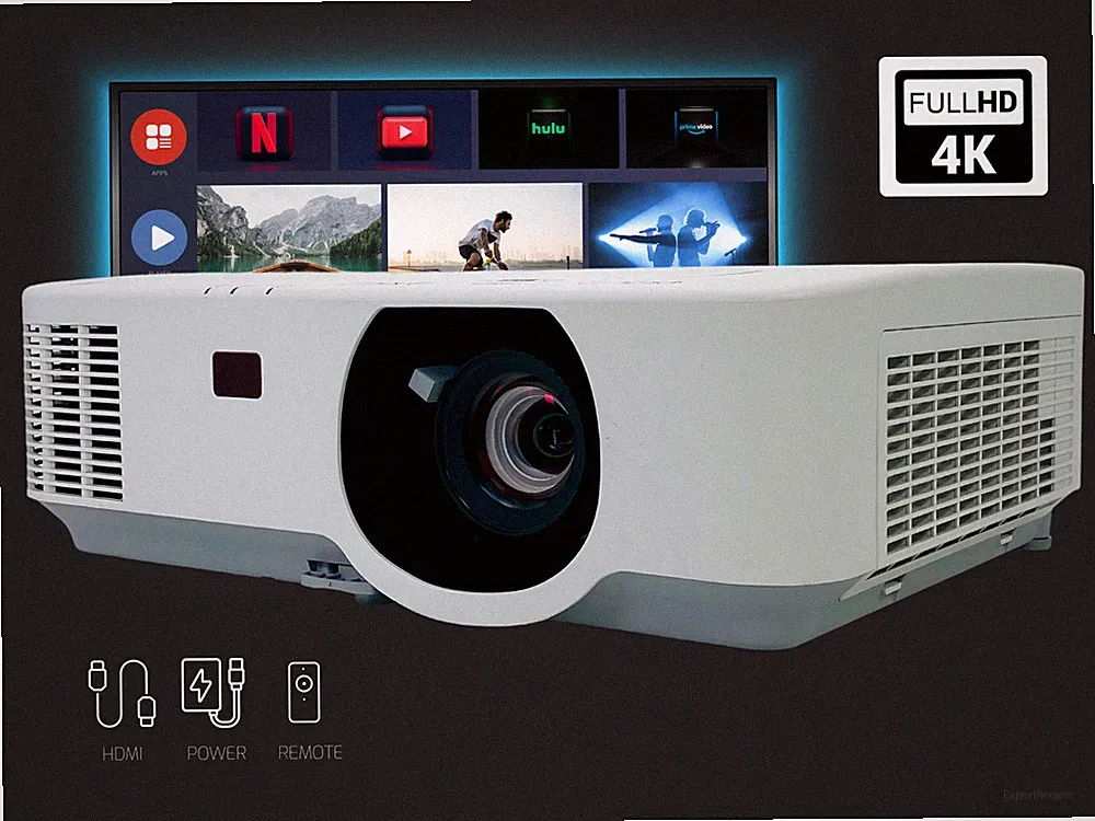 NEC P474W 3LCD Beamer 4700 Lumen 4K HDBaseT für Gaming Heimkino