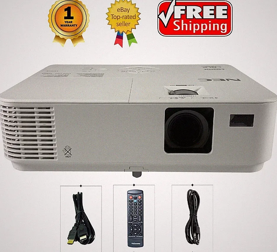 NEC VE303X DLP Beamer 3D für Bildung Raum für KMU mit Bundle