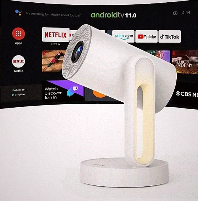 【Netflix Lizenziert】Projektor mit Android TV, 1080P FHD, 4K Unterstützt【HDR...