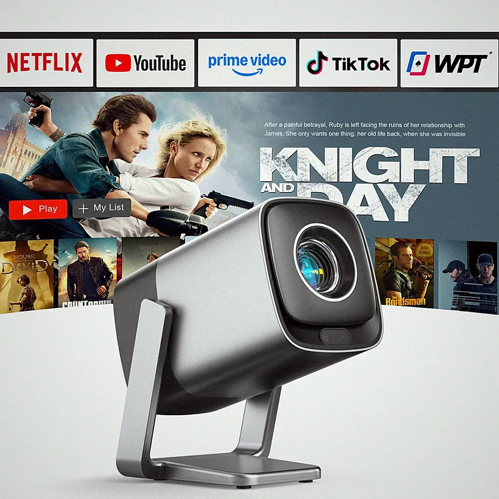 [Netflix Offiziell & TOF Echtzeit-Fokus] XuanPad Mini Smart Projektor 4K Unterstützung