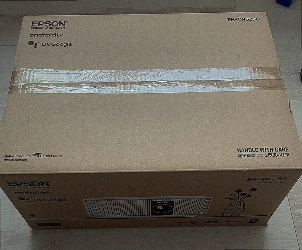 *NEU* Epson EH-TW6250 4K Beamer Android TV 2800 Lumen Home Projector