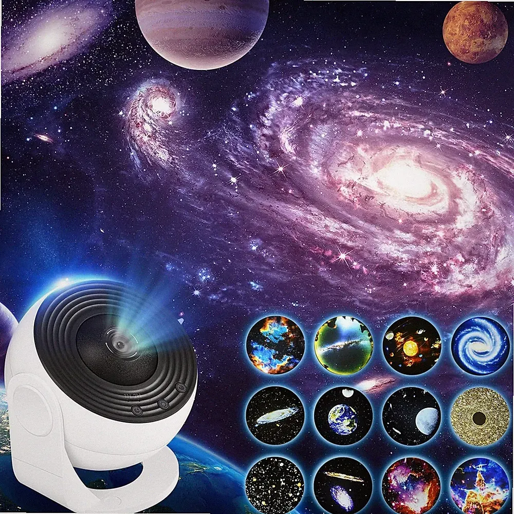 NEU LED Galaxy Projector Starry Night Light Moon Star Sky Nebula Projection Lamp