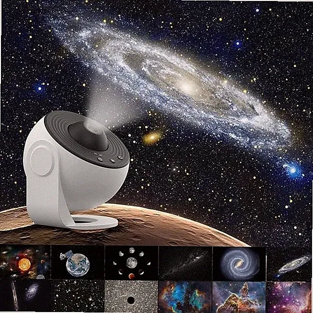 Neu LED Galaxy Projector Starry Night Light Moon Star Sky Nebula Projection Lamp