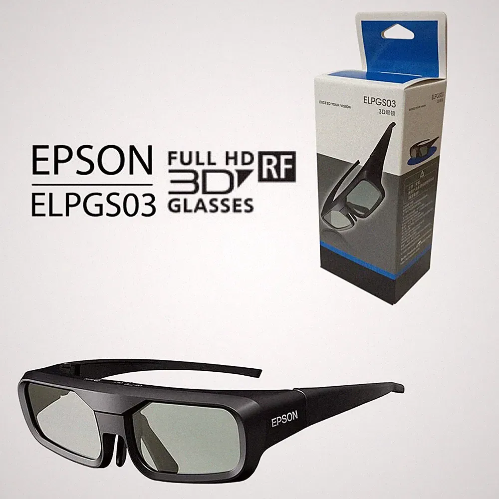 Neu Original ELPGS03 RF 3D Brille für Epson Projektor mit USB-Kabel EH-TW5100
