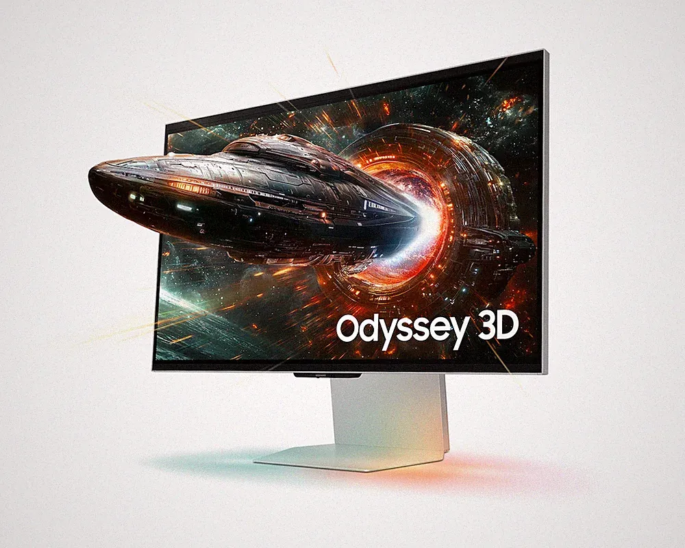 NEU OVP • Samsung 27" Odyssey 3D (G90XF) Gaming Monitor 4K 165Hz IPS G-SYNC 1ms