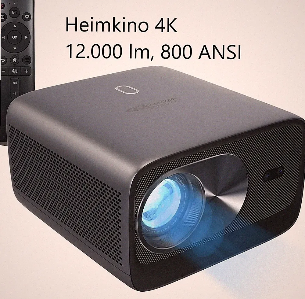 NEU WLAN LED Beamer Stereo Lautsprecher für Heimkino Filmabend Spielekonsole PC